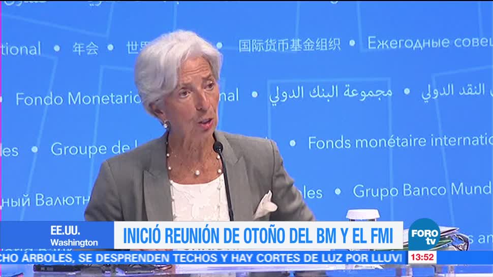 Inicia la reunión de otoño del Banco Mundial y el FMI