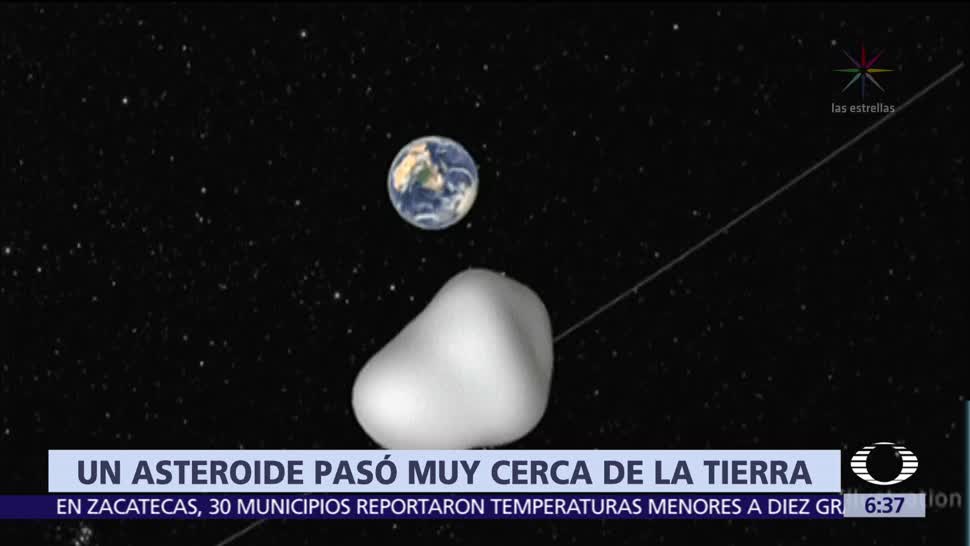 Asteroide del tamaño de un camión pasa cerca de la Tierra