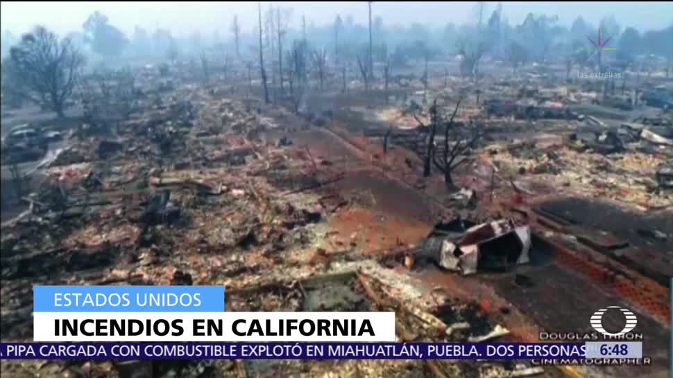 Suman 31 muertos por los incendios forestales en California