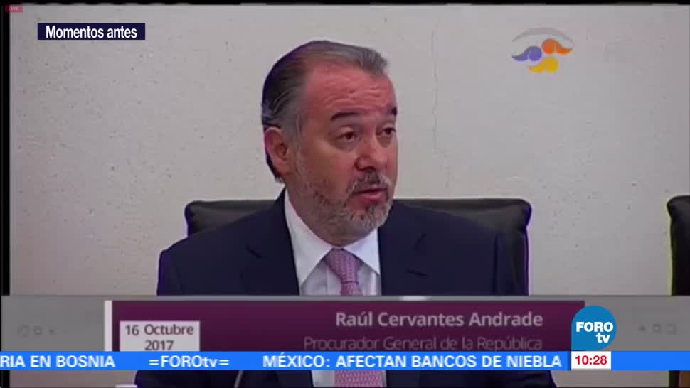 Hemos vinculado a proceso a funcionarios intocables, dice Raúl Cervantes tras renuncia