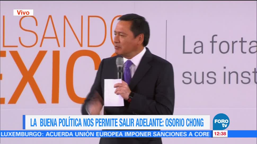 Osorio Chong afirma que la coordinación entre instituciones permite salir adelante