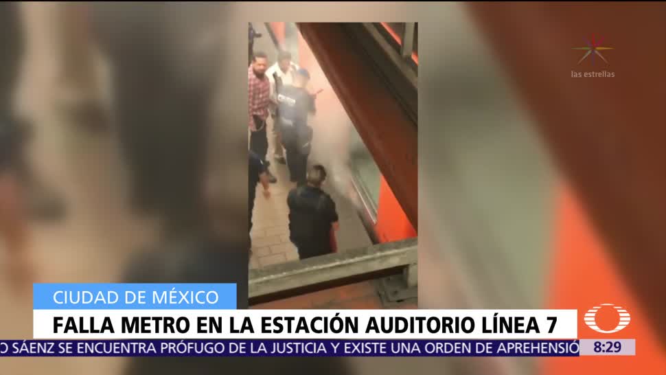 Se registra incidente en estación Auditorio del Metro CDMX