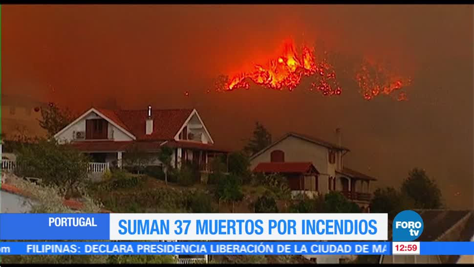 Continúan fuera de control incendios forestales en España y Portugal