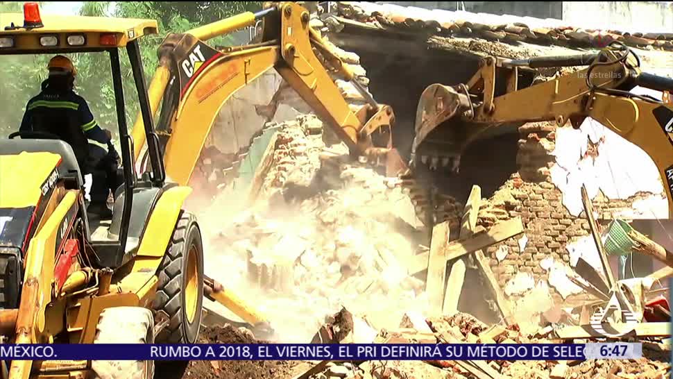 612 casas afectadas por sismos en Oaxaca han sido demolidas