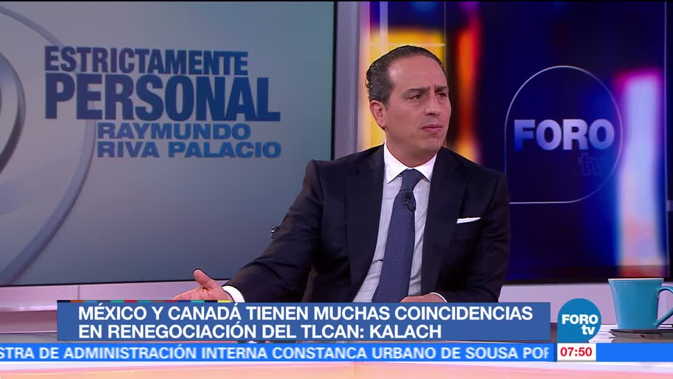 Moisés Kalach: México es un socio proactivo en el TLC