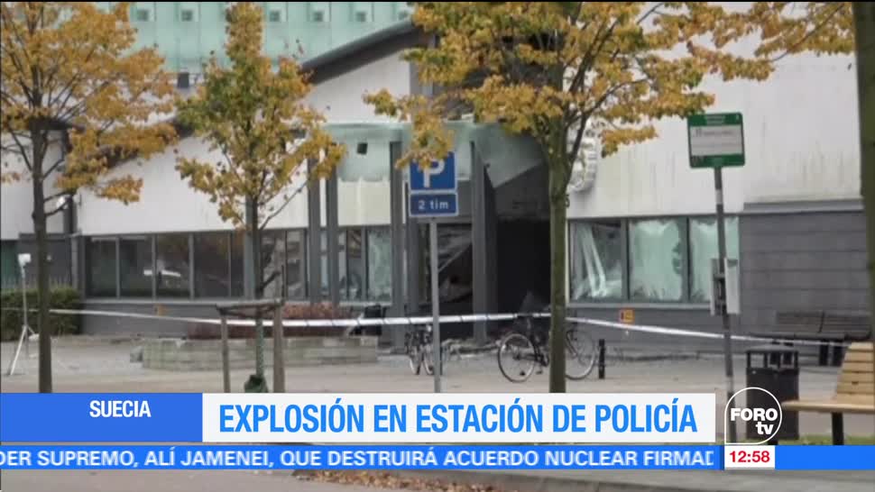 Explosión en estación de policía en Suecia