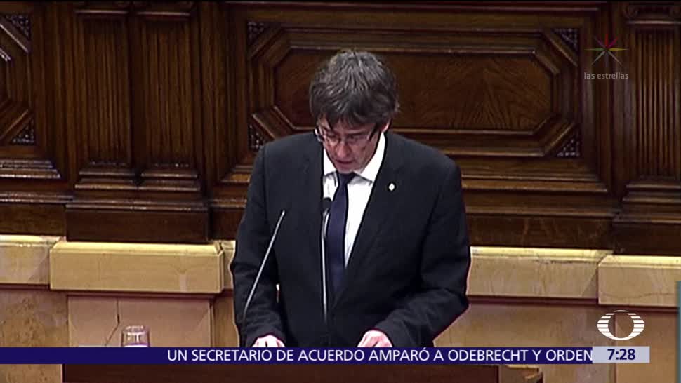 Vence plazo del Gobierno español a Puigdemont para aclarar situación de Cataluña