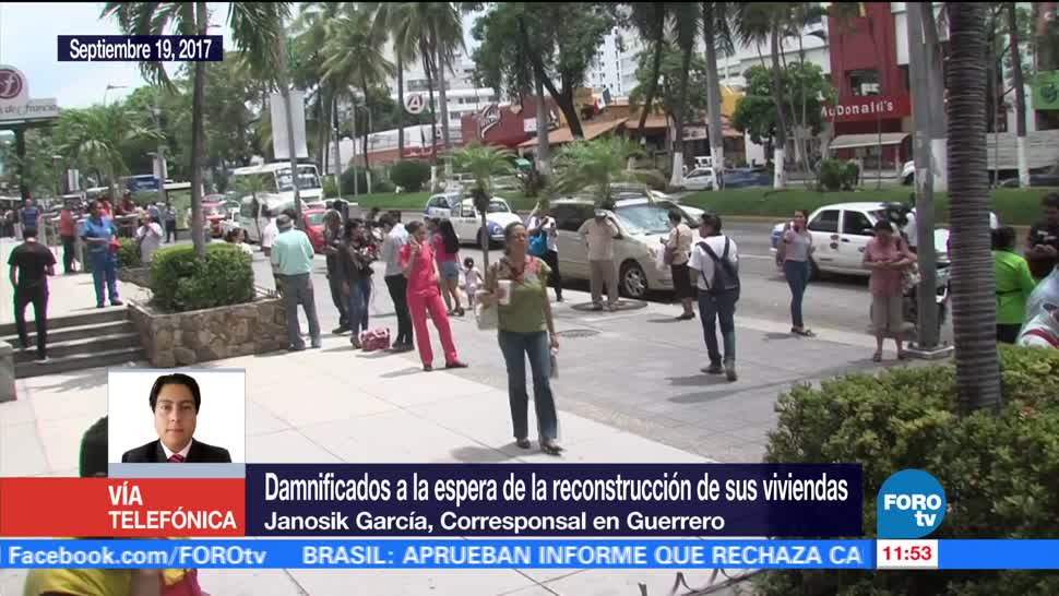 Damnificados del sismo del 7S en Guerrero esperan reconstrucción de viviendas