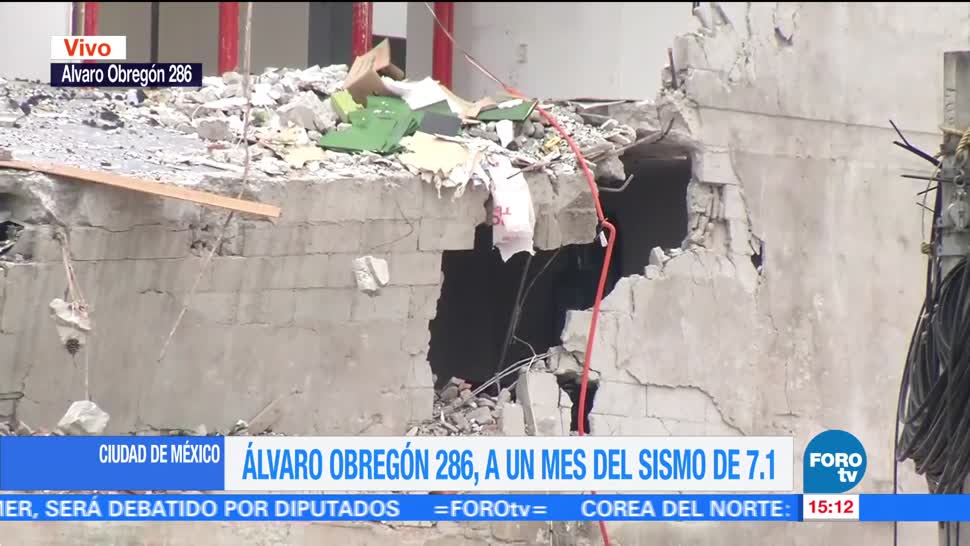 Álvaro Obregón 286, a un mes del sismo