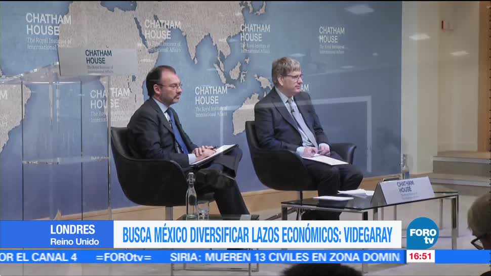 México por estrechar lazos económicos con Reino Unido: Videgaray