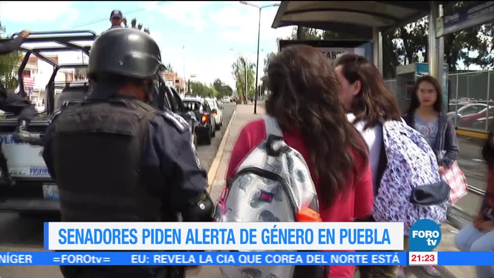 Senadores piden alerta de género en Puebla