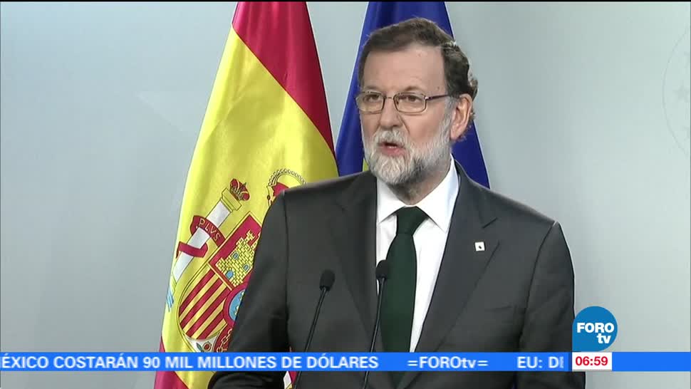 Mariano Rajoy: Cataluña deberá regresar a la vida constitucional