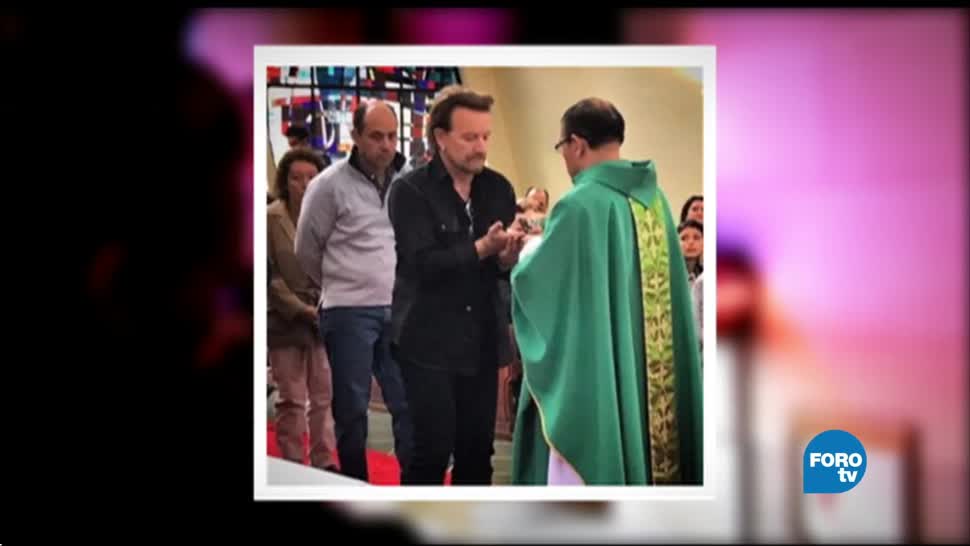 Expressando: Bono sorprende a feligreses de Bogotá