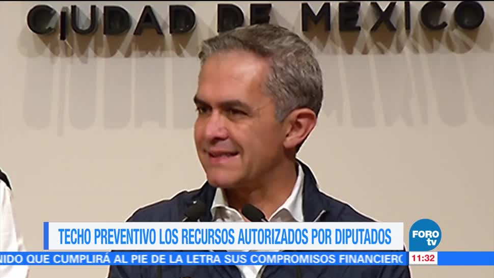 Mancera afirma que recursos liberados por diputados para reconstrucción serían para Sacmex