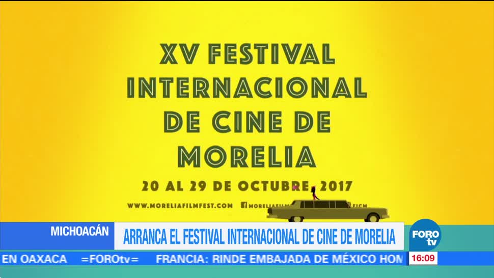 Inicia la décima quinta edición del Festival Internacional de cine de Morelia