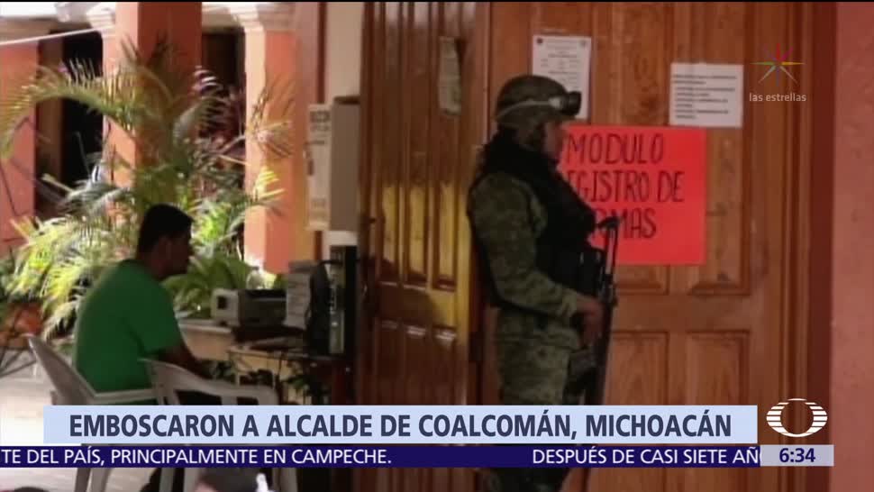 Alcalde de Coalcomán, Michoacán, sobrevive a ataque armado