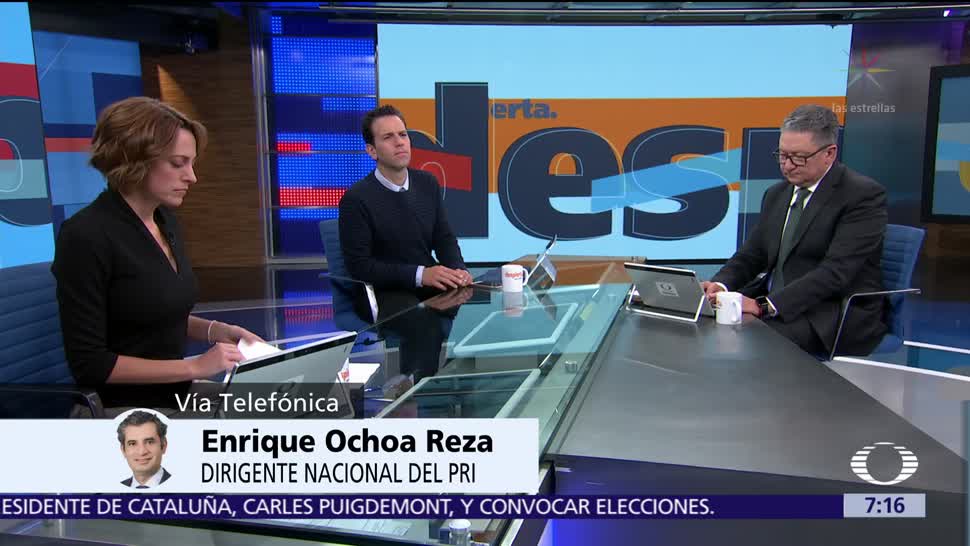 Enrique Ochoa Reza habla en Despierta del PRI y el 2018