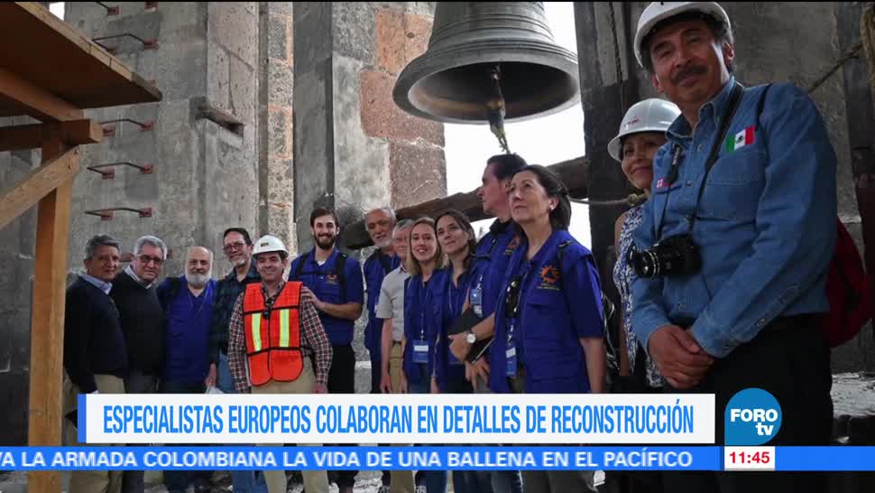 Especialistas europeos apoyan rehabilitación de inmuebles religiosos dañados por sismos en México