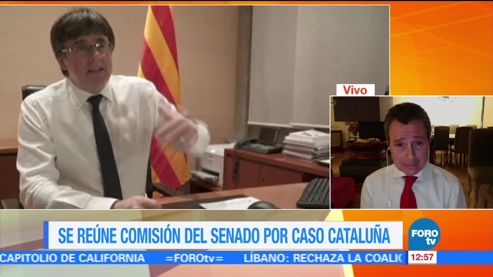 Se reúne comisión del Senado por caso Cataluña