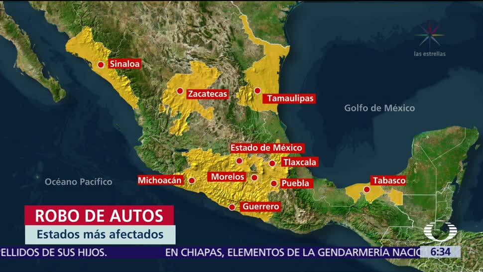 Aumenta 27.5% robo de autos en México en un año