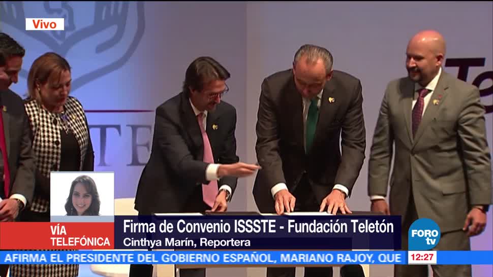 Teletón e ISSSTE firman convenio de colaboración
