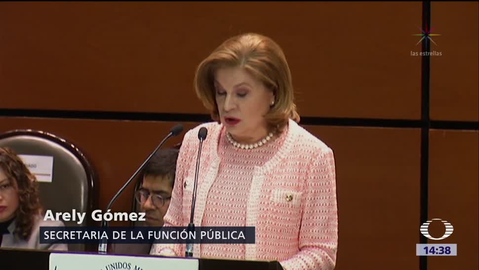 Comparece Arely Gómez en la Cámara de Diputados
