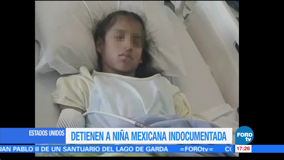 Patrulla Fronteriza detiene a niña mexicana al salir del hospital