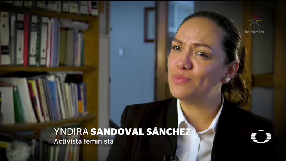 Yndira Sandoval sostiene acusación de violación