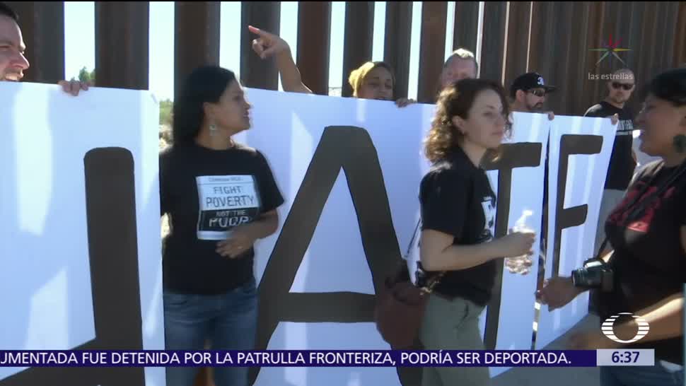 Familias se reúnen en Ciudad Juárez a pesar de valla fronteriza