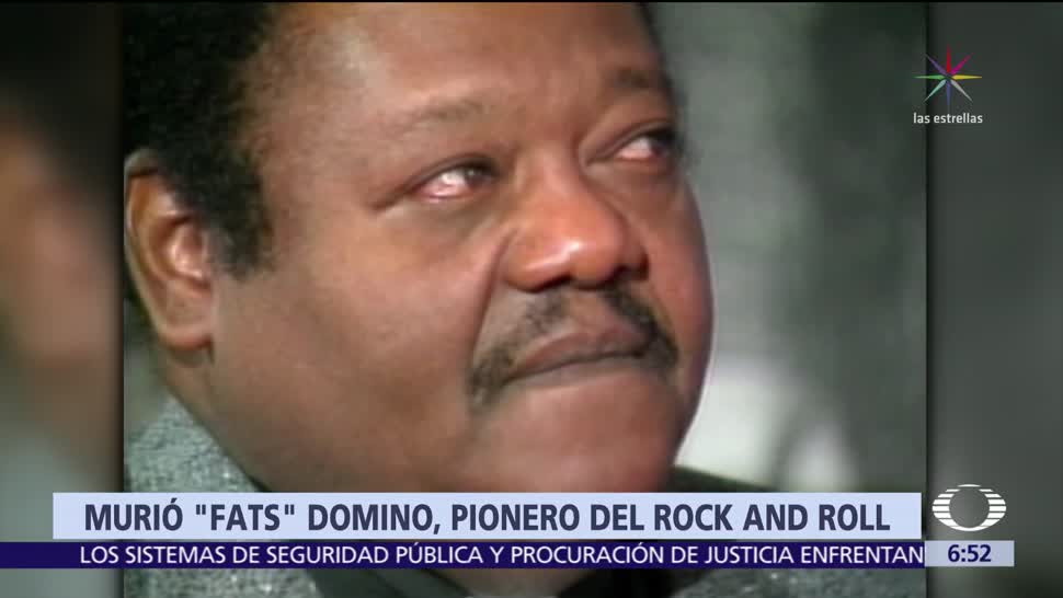Muere Antoine 'Fats' Domino, pionero del rock and roll