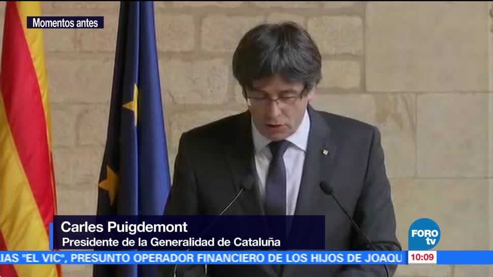 Puigdemont: La sociedad catalana ha actuado con responsabilidad