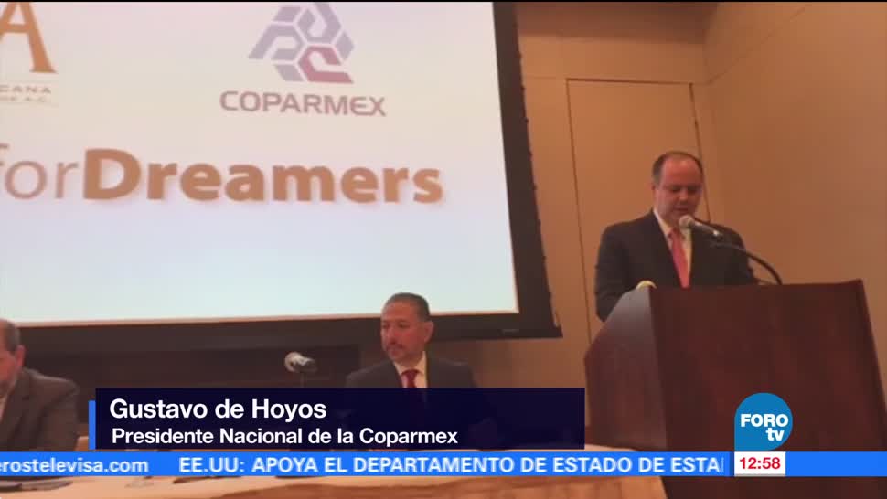 Coparmex presenta iniciativa para apoyar a los dreamers