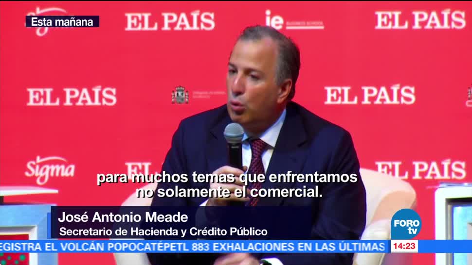 José Antonio Meade destaca acciones para enfrentar incertidumbre de renegociación del TLCAN