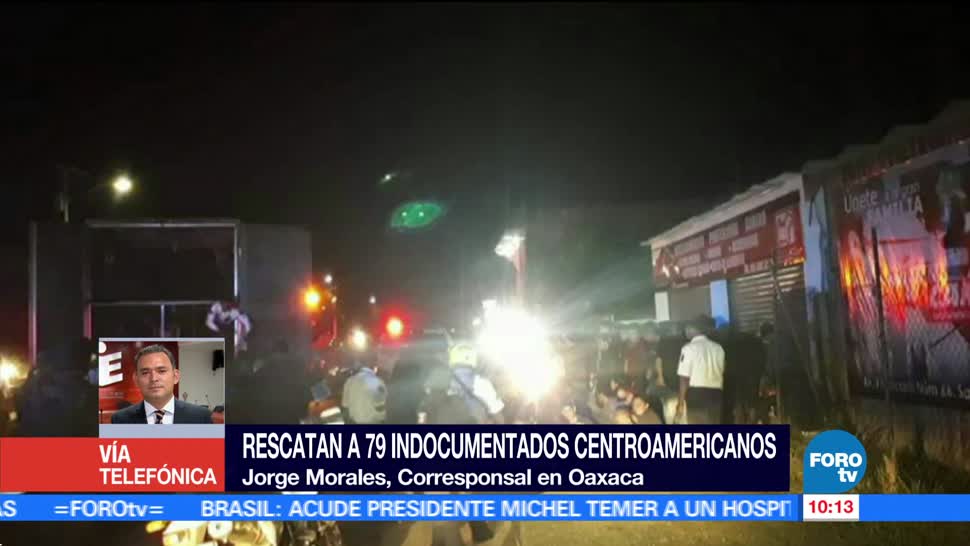 Rescatan a 79 indocumentados centroamericanos en Oaxaca