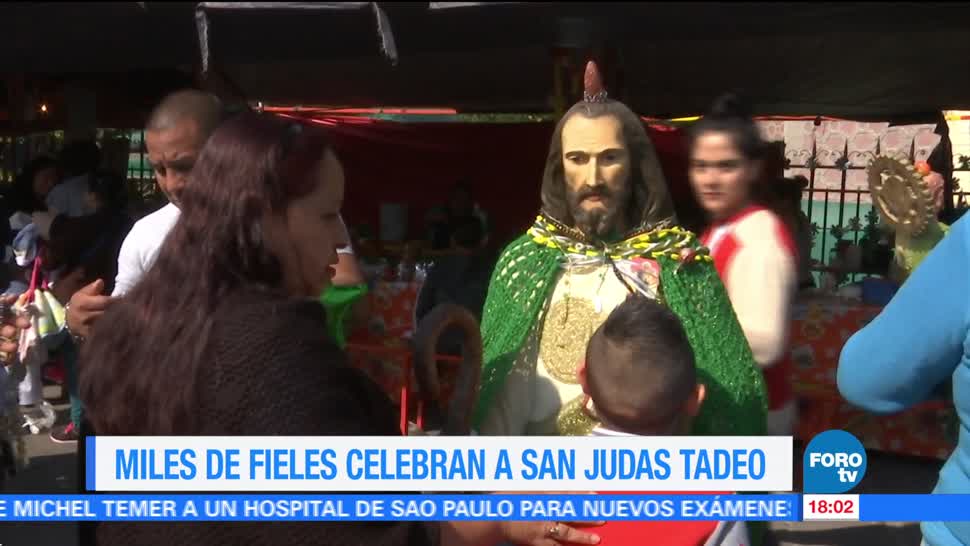 Miles celebran a San Judas Tadeo en la Ciudad de México