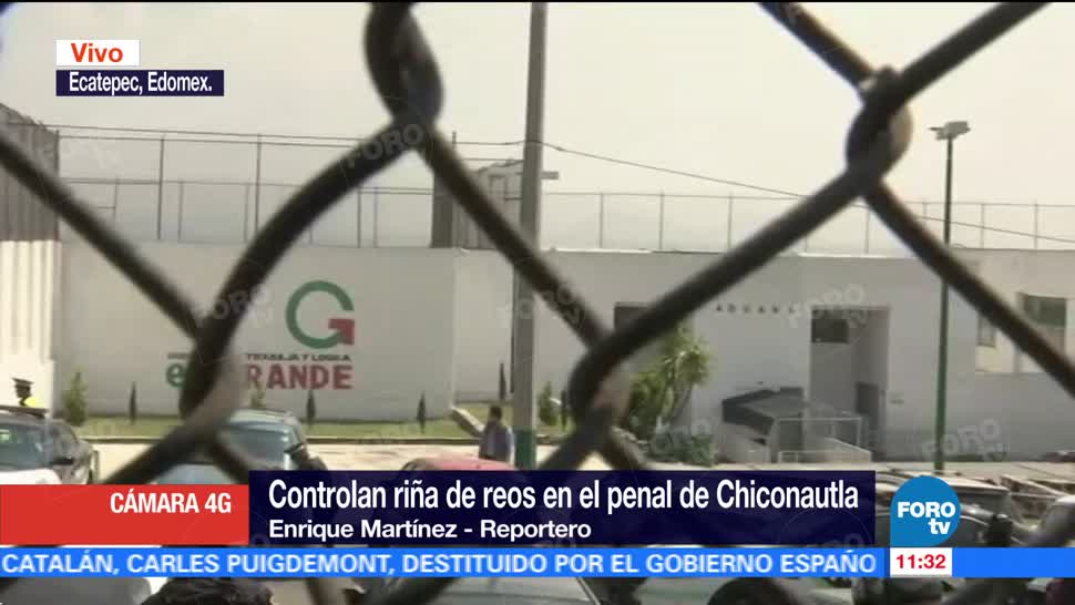 Se retiran policías estatales desplegados al interior del penal de Chiconautla, Edomex