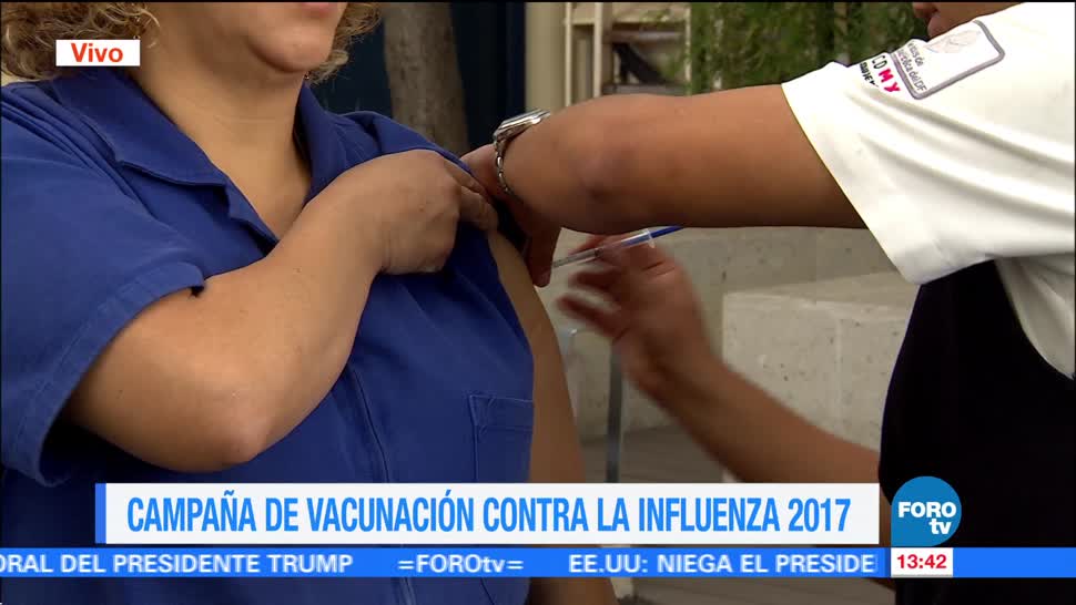 Inicia campaña de vacunación contra la influenza en la CDMX