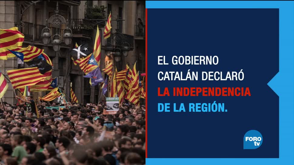 ¿Qué sigue para Cataluña?, Carles Puigdemont declaró la independencia de Cataluña