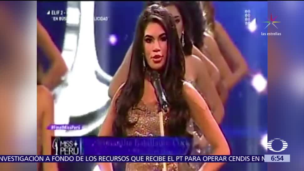 Miss Perú cambia cifras de medidas por las de feminicidios