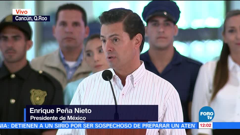 Peña Nieto inaugura la terminal 4 del Aeropuerto de Cancún, Quintana Roo