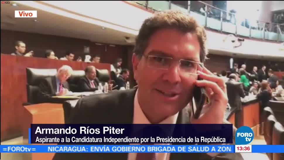 Armando Ríos Piter denuncia errores en aplicación del INE para recabar firmas