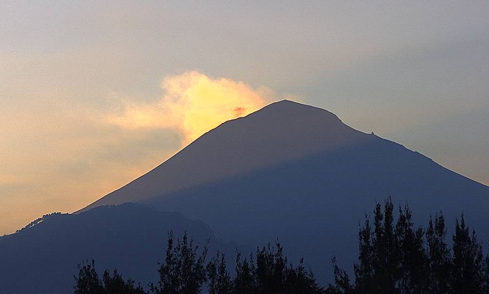 la actividad del volcán popocatépetl twitter