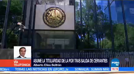 Alberto Elías Beltrán Asume Titularidad Pgr Procuraduría General De La República