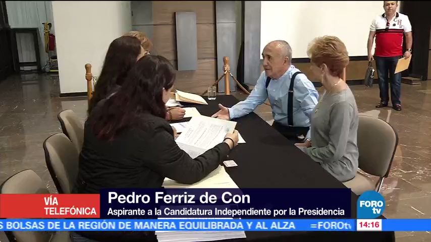 Aplicación para recolectar firmas limitada Pedro Ferriz de Con