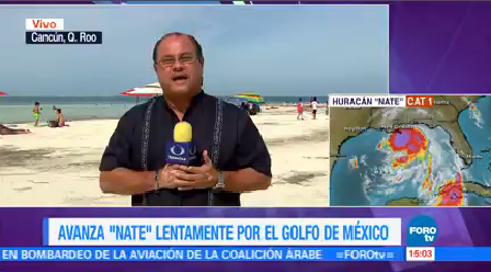 Huracán Nate Avanza Golfo México Autoridades Levantan Playas De Quintana Roo