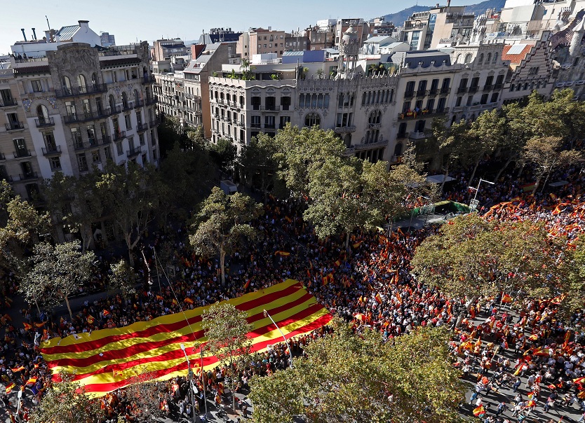 300 mil personas marchan a favor de la unidad de España