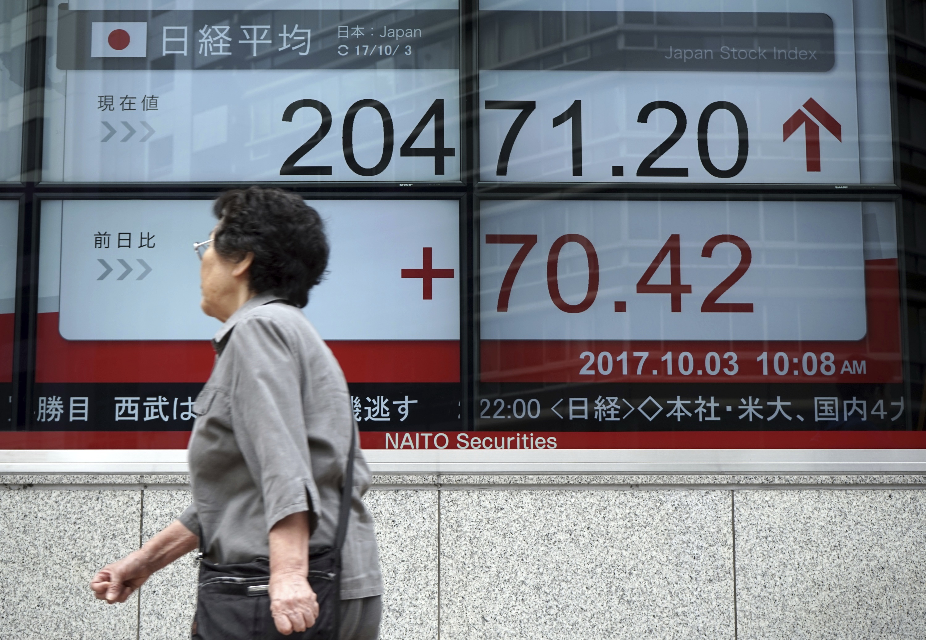 Bolsa de Tokio cierra con ganancias; está en máximos de dos décadas