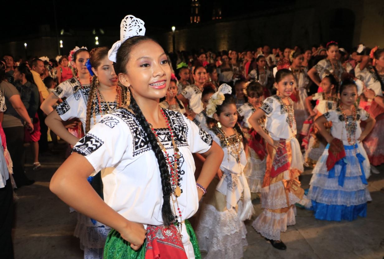 Celebran fiesta del Palmar y del Sarao en Campeche