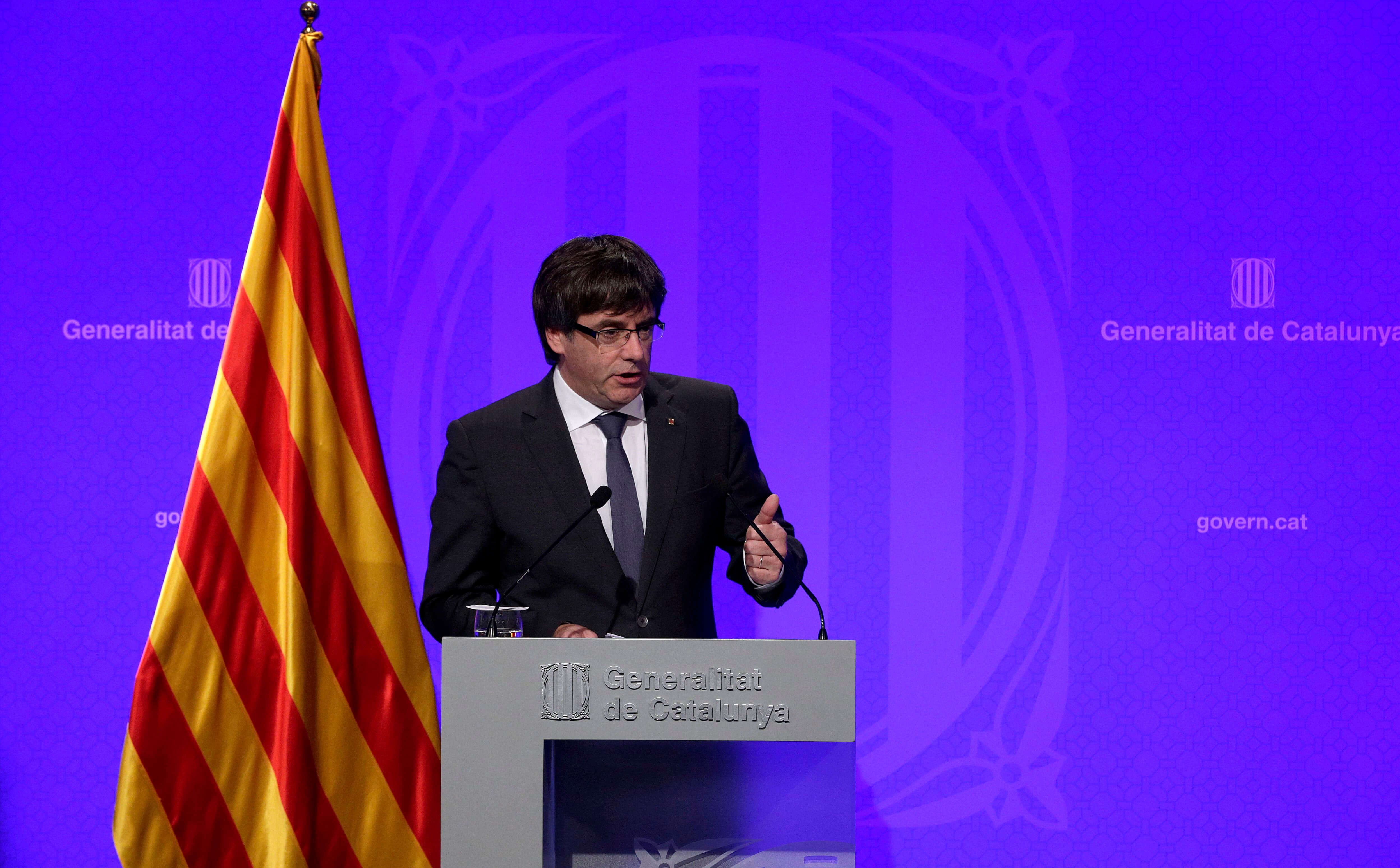 Carles Puigdemont, presidente del gobierno catalán
