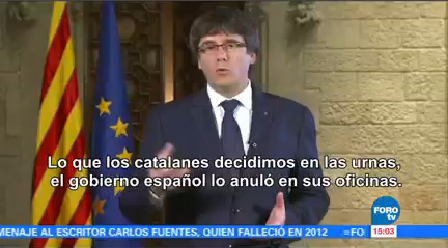 Carles Puigdemont Rechaza Medidas Anunciadas Mariano Rajoy